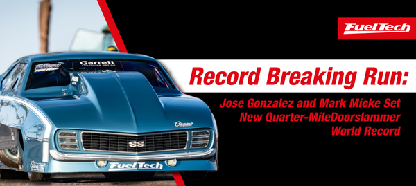 Record Breaking Run: Jose Gonzalez and Mark Micke Sets New Quarter-Mile Doorslammer World Record