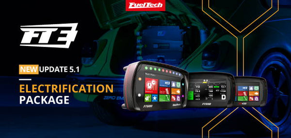 FuelTech Software Version 5.1 Adds Electrification Pack to FT600, FT550, and FT450