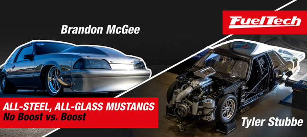 Brandon McGee and Tyler Stubbe | All-Steel, All-Glass Mustangs | No Boost vs. Boost
