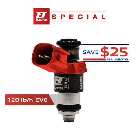 FT Injector 120 lb/h - EV6 Connector