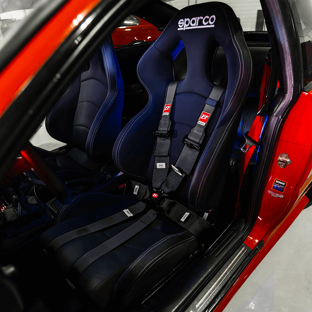 6 point harness race seat top