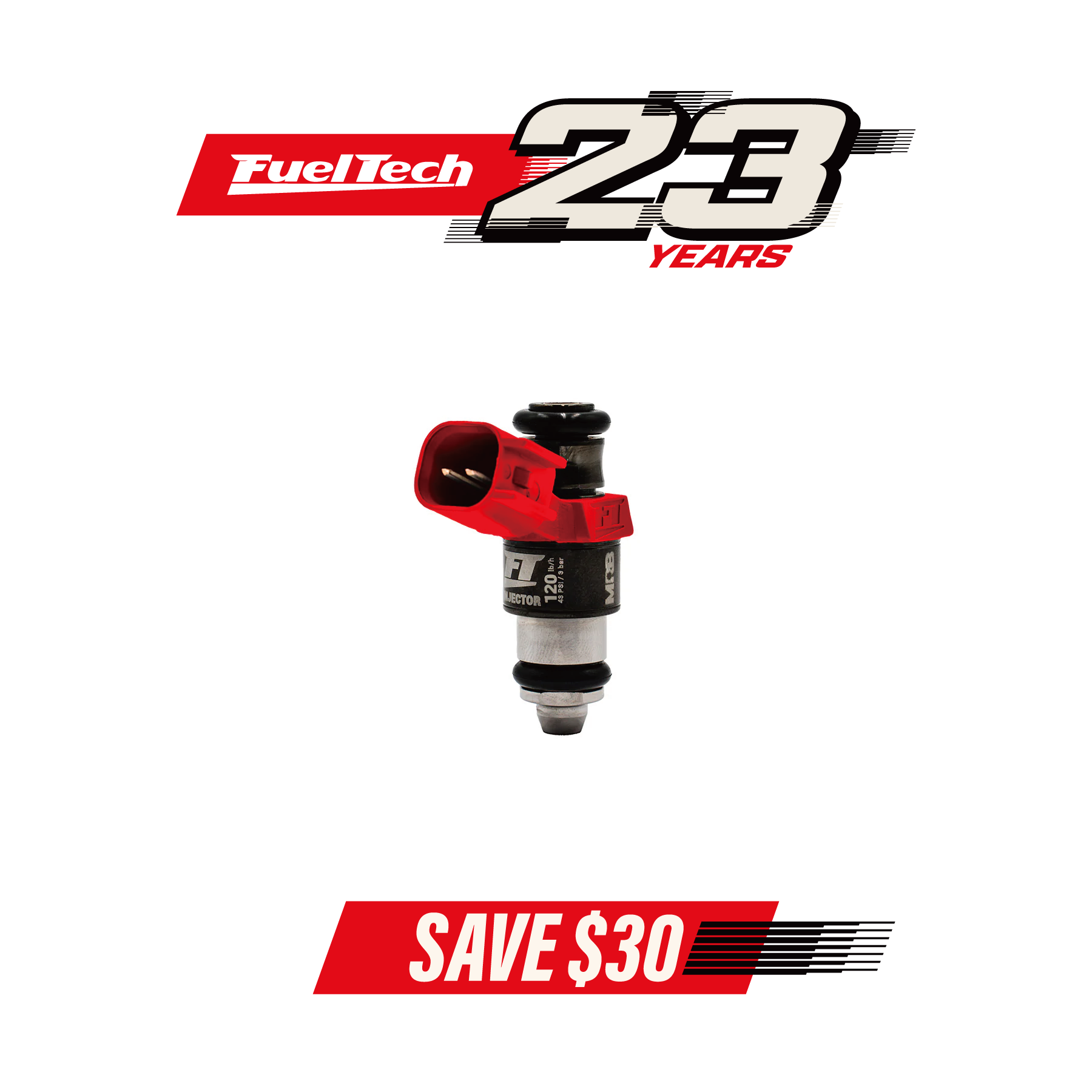 FT Injector 120 lb/h - EV6 Connector - FuelTech USA