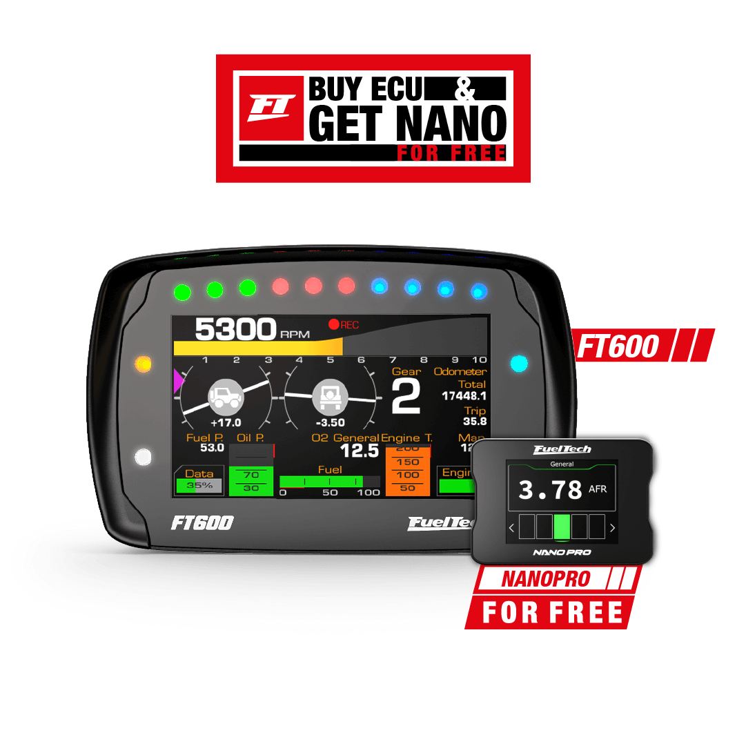 Ft600 FuelTech FT600 ECU with EFI and Touchscreen Dash Display - FuelTech USA