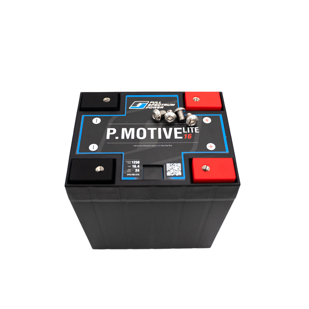 Light Racing Battery P.MotiveLite 16V 1250 Lithium Racing Battery IPT6.PML1216 - FuelTech USA