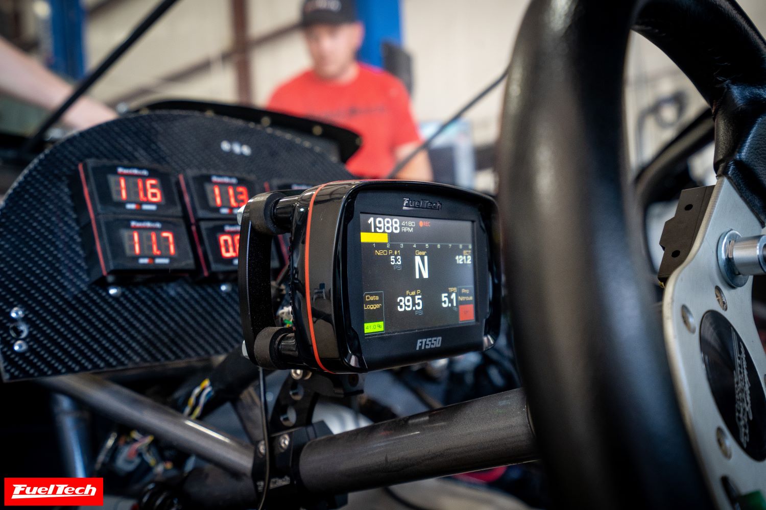 FT450/550 Steering Column Mounting Bracket - FuelTech USA