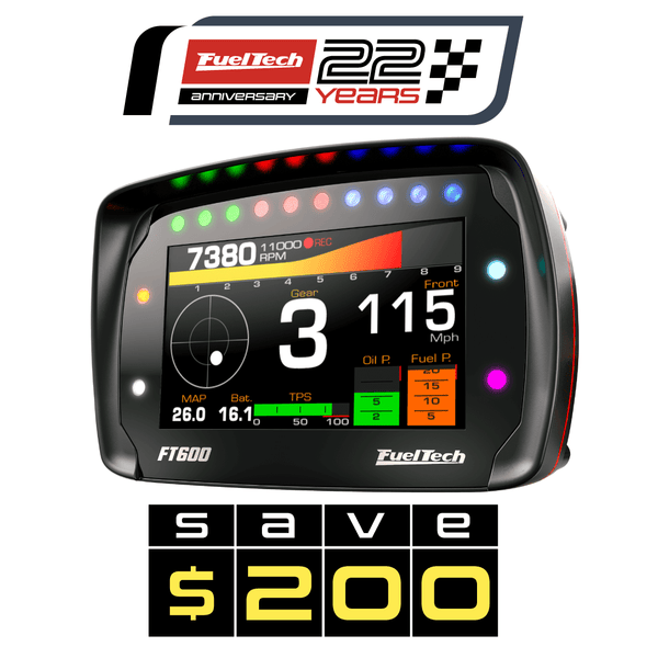 Ft600 FuelTech FT600 ECU with EFI and Touchscreen Dash Display - FuelTech USA