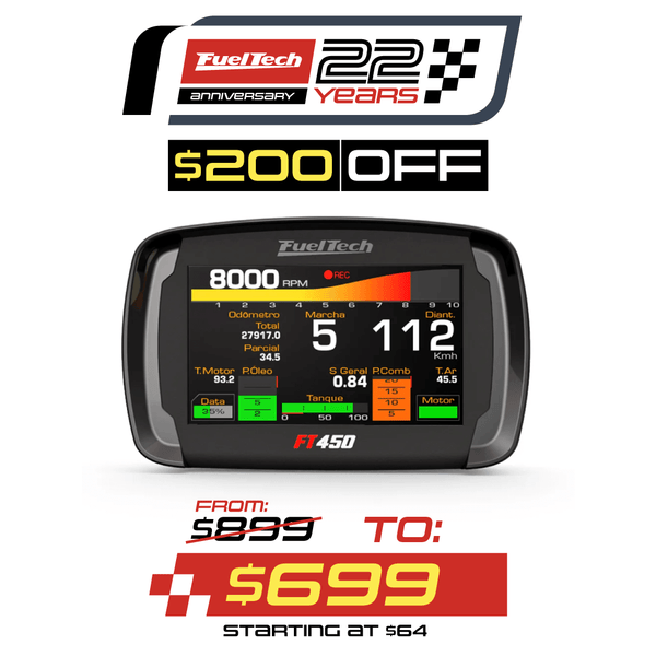 FuelTech FT450 ECU with EFI and Touchscreen Dash Display - FuelTech USA