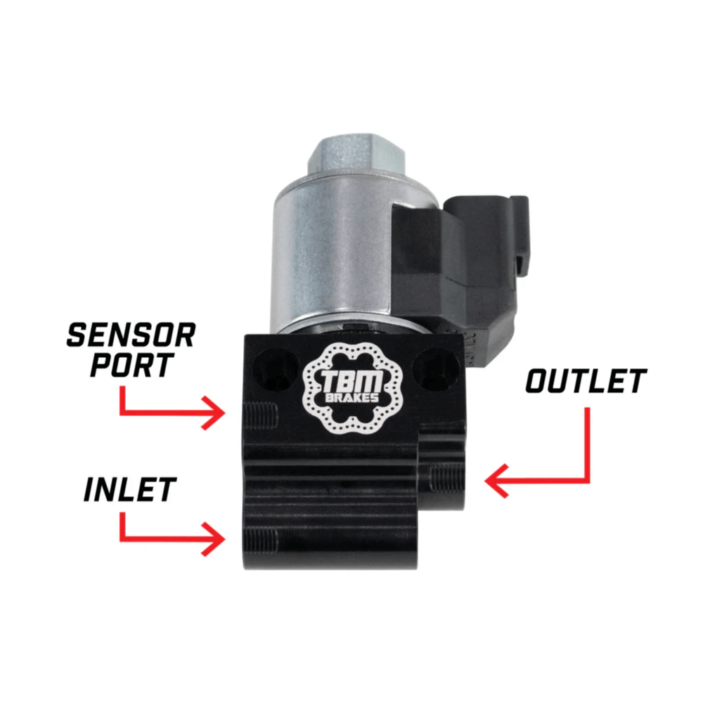 TBM Brakes Low Amp Line Lock w/ Pressure Sensor Port