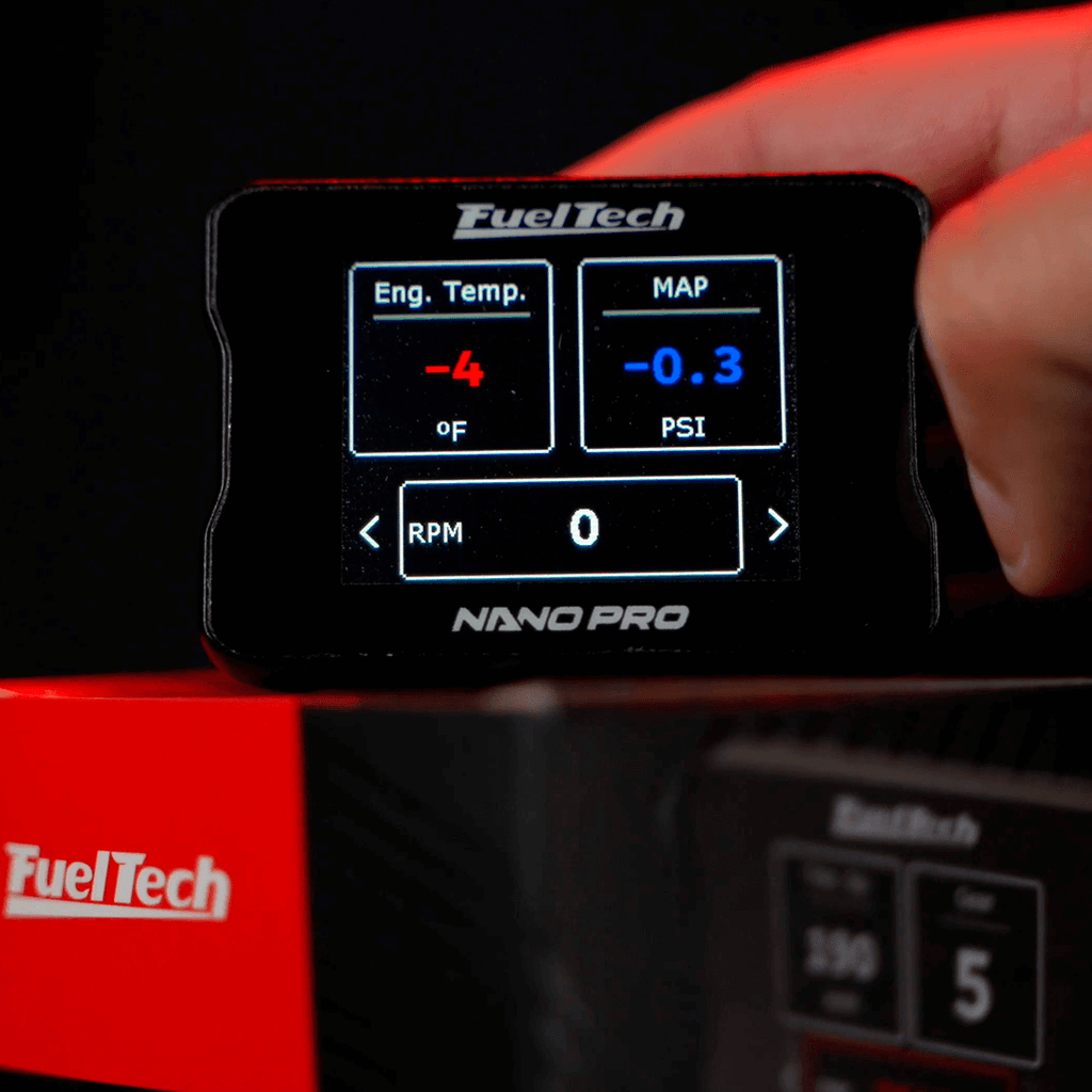 NanoPRO Wideband O2 Sensor Controller Display & Switch - FuelTech USA