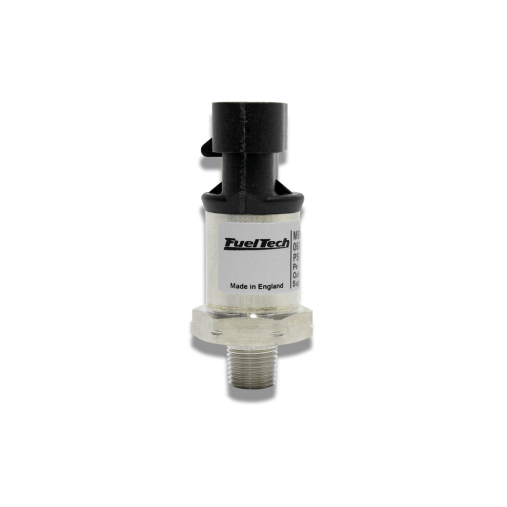 FuelTech's PS-10B 0-10 Bar Pressure Sensor is typically used to monitor fuel, oil, and wastegate pressure. 